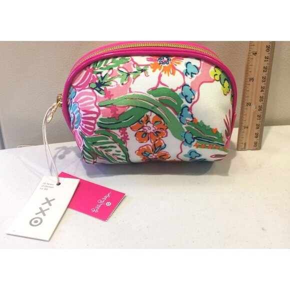 Lilly Pulitzer x Target 2019 Floral Zip Top 6" Cosmetic Bag - Picture 4 of 4